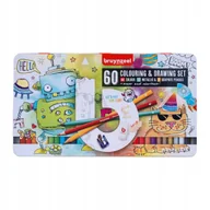 Przybory szkolne - Zestaw rysunkowy kredek ołówkowych do szkoły Bruynzeel SET 60 - miniaturka - grafika 1