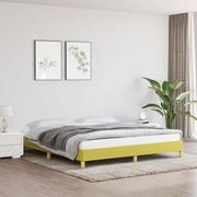 Łóżka - Lumarko Rama łóżka, zielona, 180x200 cm, obita tkaniną - miniaturka - grafika 1