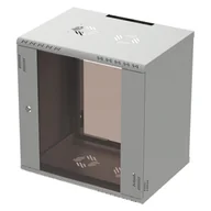 Szafy rack - Szafa wisząca Professional 19" 12U, 450mm, drzwi szklane, szara - miniaturka - grafika 1