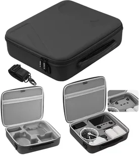 TORBA ETUI CASE COMBO FUTERAŁ SUNNYLIFE NA DRONA I AKCESORIA DO DJI FLIP CZARNA - Akcesoria do drona - miniaturka - grafika 1