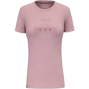 Salewa Pure Dolomites Merino T-Shirt damski, Zephyr, L - Koszulki i topy damskie - miniaturka - grafika 1