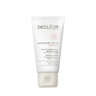 Decleor Harmonie Calm Organic Soothing Comfort 2in1 krem maska 2w1 do skóry wrażliwej i reaktywnej 50ml - Maseczki do twarzy - miniaturka - grafika 1