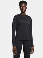 Koszulki sportowe damskie - Nike Koszulka w kolorze czarnym do biegania - miniaturka - grafika 1