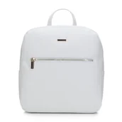 Plecaki - Damski plecak z ekoskóry prosty - miniaturka - grafika 1