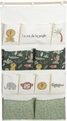Pojemniki na zabawki - LA FACTORY Organizer wiszący na zabawki THE KING OF THE JUNGLE, 110 x 60 cm - miniaturka - grafika 1