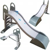 Place zabaw - Zjeżdżalnia OGRODOWA WODNA DUŻA Z Natryskiem Idealna Do Zabawy Dla Dzieci - miniaturka - grafika 1