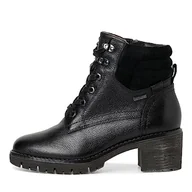Botki damskie - Tamaris Comfort Damskie 8-86215-41 skórzane Comfort Fit wymienna wkładka DUOtex niski obcas, botki, czarne, 36 EU, czarny, 36 EU Weit - miniaturka - grafika 1