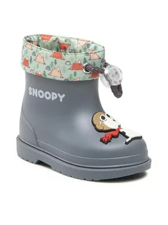 Buty dla chłopców - Igor Kalosze Bimbi Snoopy W10277-047 Szary - grafika 1