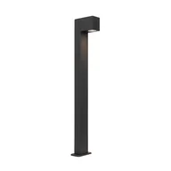 Lampy ogrodowe - QAZQA Przemysłowa stojąca lampa zewnętrzna ciemnoszara 80 cm IP44 - Baleno - miniaturka - grafika 1