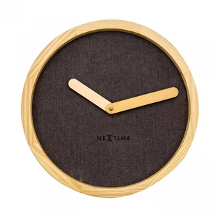 Nextime Zegar ścienny Calm, brązowy - Zegary - miniaturka - grafika 1