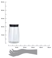 Pojemniki kuchenne - Pojemnik szklany do przechowywania kuchenny słój słoik na makaron kawę produkty sypkie 2 l - miniaturka - grafika 1