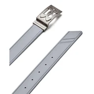 Paski - Męski pasek Under Armour M Driver Silicone Belt - szary - UNDER ARMOUR - miniaturka - grafika 1