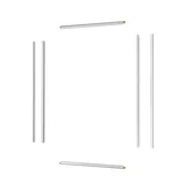 Akcesoria do armatury i ceramiki - Sensea Profile drzwi przesuwnych chrom Easy 130 X 190 - miniaturka - grafika 1