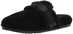 UGG Kapcie męskie, Czarny puch Tnl, 45 EU - Kapcie damskie - miniaturka - grafika 1