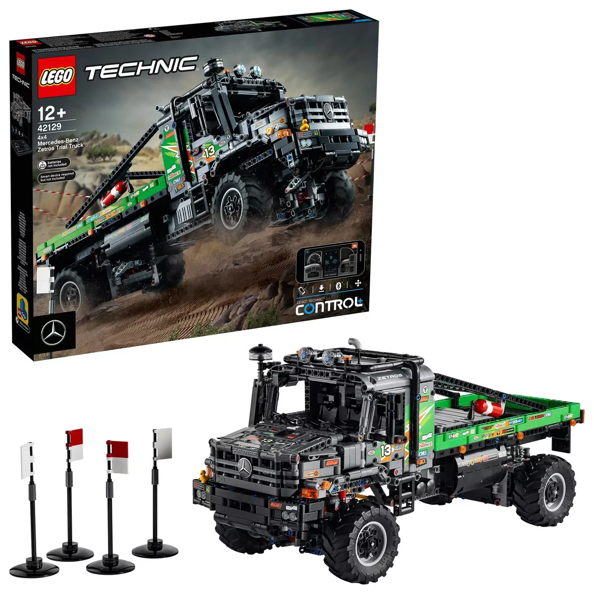 LEGO Technic Technic Ciężarówka Mercedes-Benz Zetros z napędem na cztery koła 42129