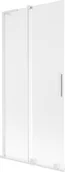 Parawany nawannowe - Mexen Velar L parawan nawannowy 2-skrzydłowy rozsuwany 95 x 150 cm, szron, biały - 896-095-003-31-20 - miniaturka - grafika 1