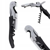 Korkociągi i otwieracze - Korkociąg otwieracz do wina piwa butelek metalowy - miniaturka - grafika 1