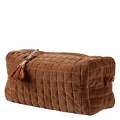 Kosmetyczki, organizery i kuferki - Kosmetyczka BOHO Glamour XL Brązowa - miniaturka - grafika 1