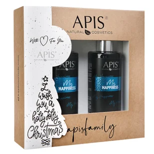 Apis Zestaw prezentowy My happiness nawilżający żel pod prysznic + nawilżający balsam do ciała i dłoni 300 ml + 300 ml - Zestawy kosmetyków damskich - miniaturka - grafika 1