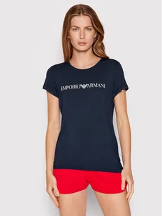 Emporio Armani T-Shirt 262725 2R314 00135 Granatowy Regular Fit - Koszulki i topy damskie - miniaturka - grafika 1