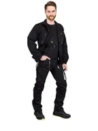 Odzież robocza - Spodnie ochronne ogrodniczki czarne/jasnoszare roz. 52 - miniaturka - grafika 1