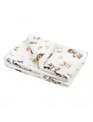 Kołdry i poduszki dla dzieci - Bonjour Cherie Kołderka mała bambusowa 65/75 Farma - miniaturka - grafika 1