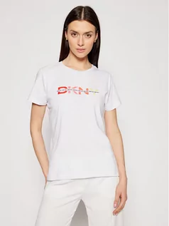 Koszulki i topy damskie - DKNY T-Shirt P1BUTDNA Biały Regular Fit - grafika 1