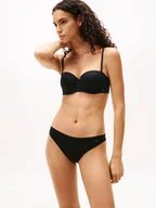 Biustonosze - Tommy Hilfiger Biustonosz damski balkonetka Kobiety czarny jednolity, 70B - miniaturka - grafika 1