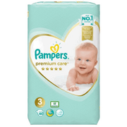 Pieluchy - Pampers Premium Care 3 Midi 60 szt. - miniaturka - grafika 1