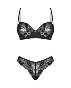 Komplet Serena Love 2-częściowy Czarny (Rozmiar M/L) - Piżamy damskie - miniaturka - grafika 2