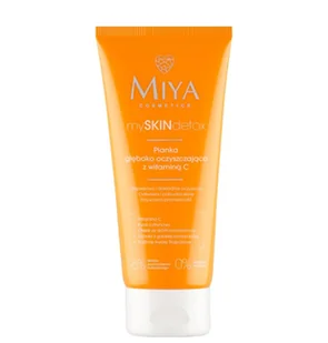 Miya mySKINdetox - Pianka głęboko oczyszczająca z wit. C 100ml 100 ml - Pianki do mycia twarzy - miniaturka - grafika 1