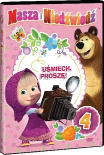 Masza i Niedźwiedź część 4 Uśmiech proszę! DVD - Filmy dla dzieci DVD - miniaturka - grafika 1