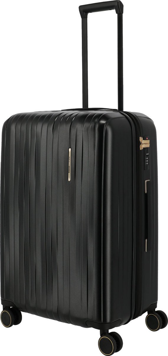 Walizka średnia Travelite Barbara Novelty 65 cm Black