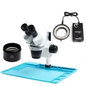 Mikroskopy i lupy - MIKROSKOP DLA ELEKTRONIKA 20-40X OBIEKTYW 0,5X - miniaturka - grafika 1