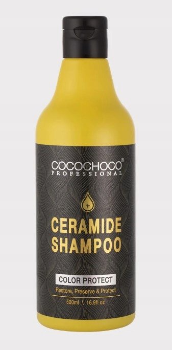 Cocochoco ceramidowy szampon do włosów farbowanych 500ml bez Sla