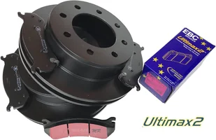 Tylne klocki Ultimax2 + tarcze hamulcowe EBC seria PREMIUM Chevrolet Avalanche 2500 2002-2003 - Tarcze hamulcowe - miniaturka - grafika 12