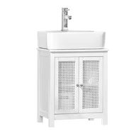 Szafki łazienkowe - SoBuy Szafka łazienkowa pod umywalkę BZR35-W - miniaturka - grafika 1