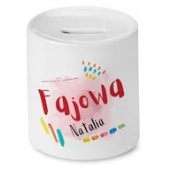 Skarbonki - Skarbonka Dla Natalii na Urodziny Imieniny Prezent z Nadrukiem ze Zdjęciem - miniaturka - grafika 1