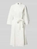 Sukienki - Sukienka midi z haftem angielskim - miniaturka - grafika 1