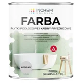 Farby wewnętrzne - Farba płytki podłogowe i kabiny prysznicowe zestaw 800 ml Popielaty - miniaturka - grafika 1