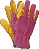 Rękawice robocze - Reis LAMPART - rękawice ochronne ze skóry bydlęcej część chwytna wykonana z licowej skóry bydlęcej, idealne dla kobiet - 7,8,9. - miniaturka - grafika 1