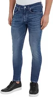 Spodnie męskie - Calvin Klein Jeans Spodnie męskie skinny, Ciemna dżinsowa, 32W / 30L - miniaturka - grafika 1