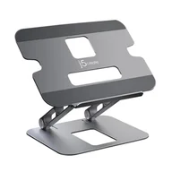 Podkładki chłodzące pod laptopa - Podstawka ergonomiczna do notebooka j5create Multi-Angle Laptop Stand; kolor srebrny JTS127-N - miniaturka - grafika 1