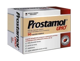 BERLIN CHEMIE AG Prostamol Uno 320 Mg 90 Kapsułek - Układ moczowy i płciowy - miniaturka - grafika 1