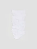 Majtki dla dzieci - Reserved - Bawełniane majtki z aplikacją 5 pack - biały - miniaturka - grafika 1