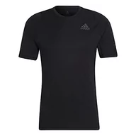 Koszulki męskie - adidas T-shirt męski, czarny, M - miniaturka - grafika 1