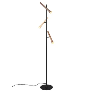 Podłogowa lampa stojąca FIATO 452010317 Trio LED 3W 2300-4000K czarny multikolor - Lampy stojące - miniaturka - grafika 1
