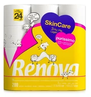 Papier toaletowy - Papier toaletowy Renova Skin Care Purissimo 24R - miniaturka - grafika 1