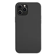 Etui i futerały do telefonów - Uniq UNIQ etui Lino Hue iPhone 12 Pro Max 6,7" czarny/ink black Antimicrobial - miniaturka - grafika 1