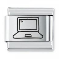 Charmsy - Murrano ITALIAN CHARMS Symbole Hobby Komputer IH-193 - miniaturka - grafika 1